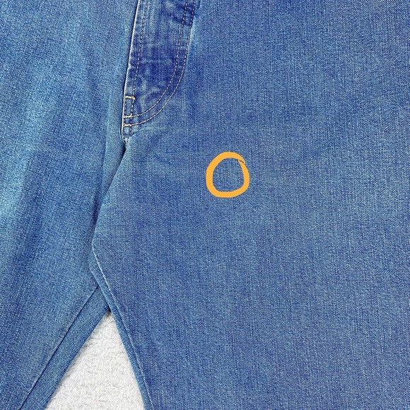 Ermenegildo Zegna Jeans Men's Size 32 x 32 Blue Medium Wash Denim Made In Italy - Picture 6 of 12